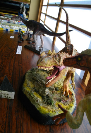 林康太君さんの恐竜の模型